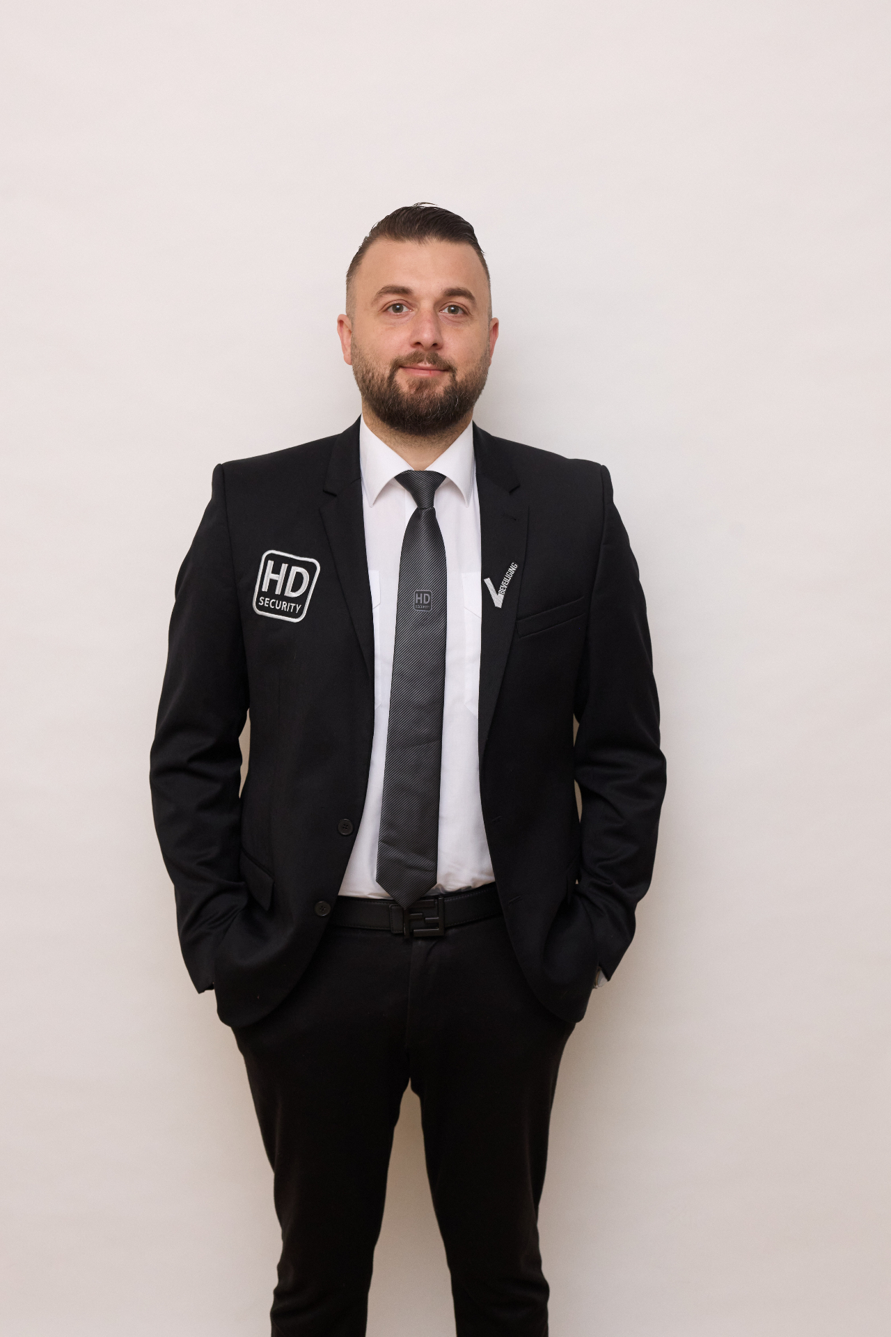 HD Zorgbeveiliging beveiliger — herkenbaar in HD-uniform